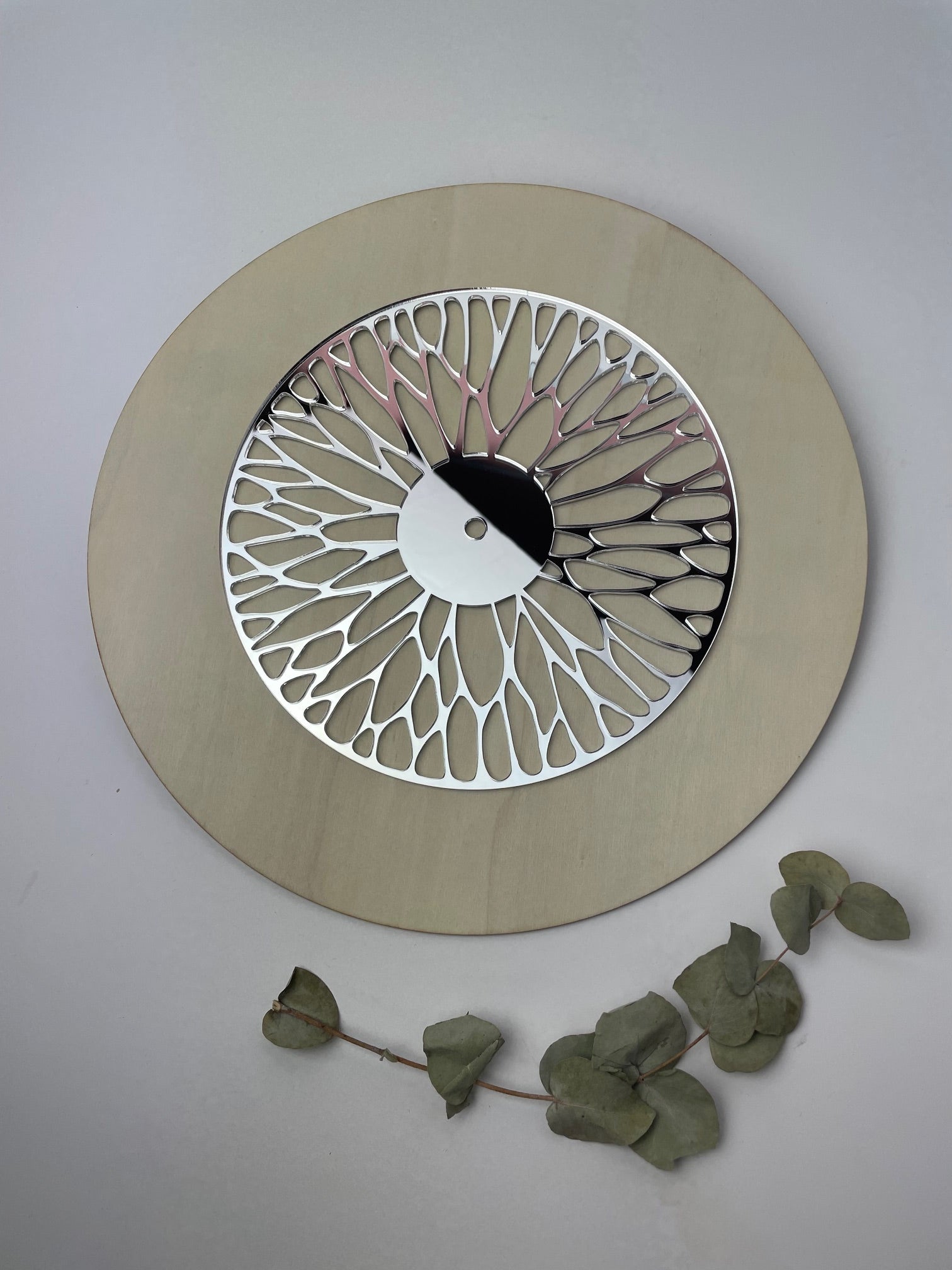 Template Design No. 045 für Uhr oder Wandbild aus Spiegelacryl