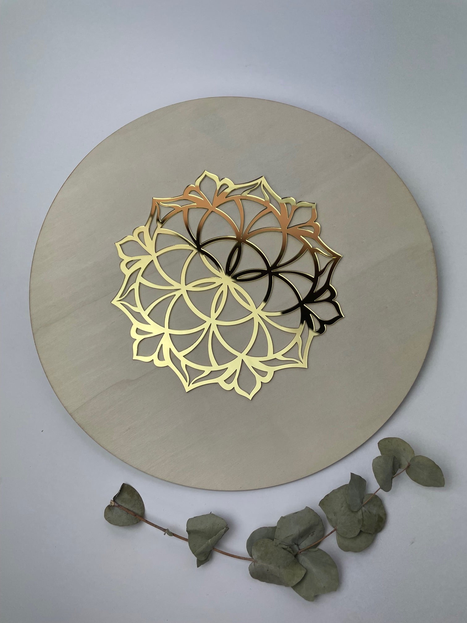 Template Design No. 066 für Uhr oder Wandbild aus Spiegelacryl