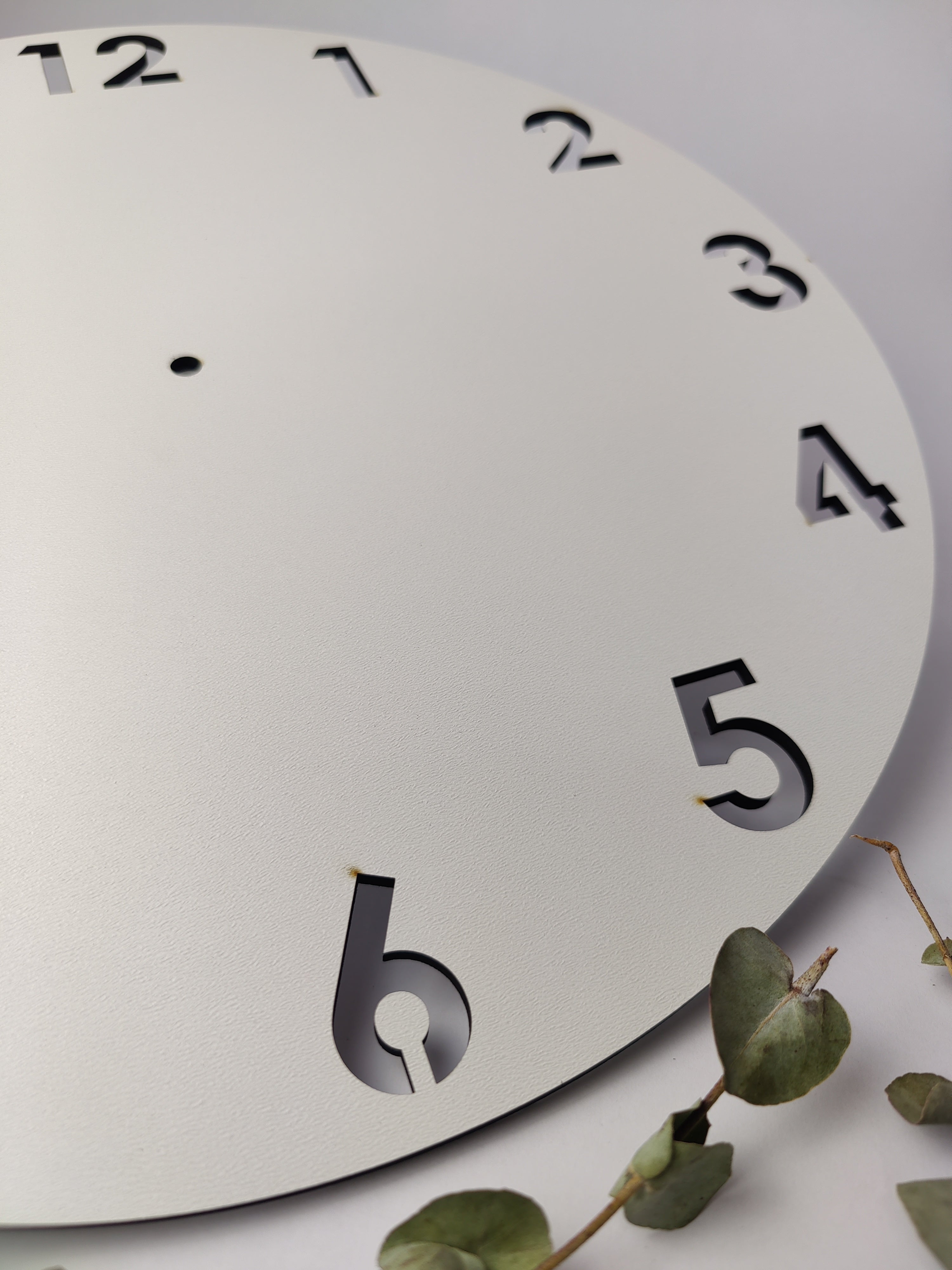 Artboard Uhr "classic number"