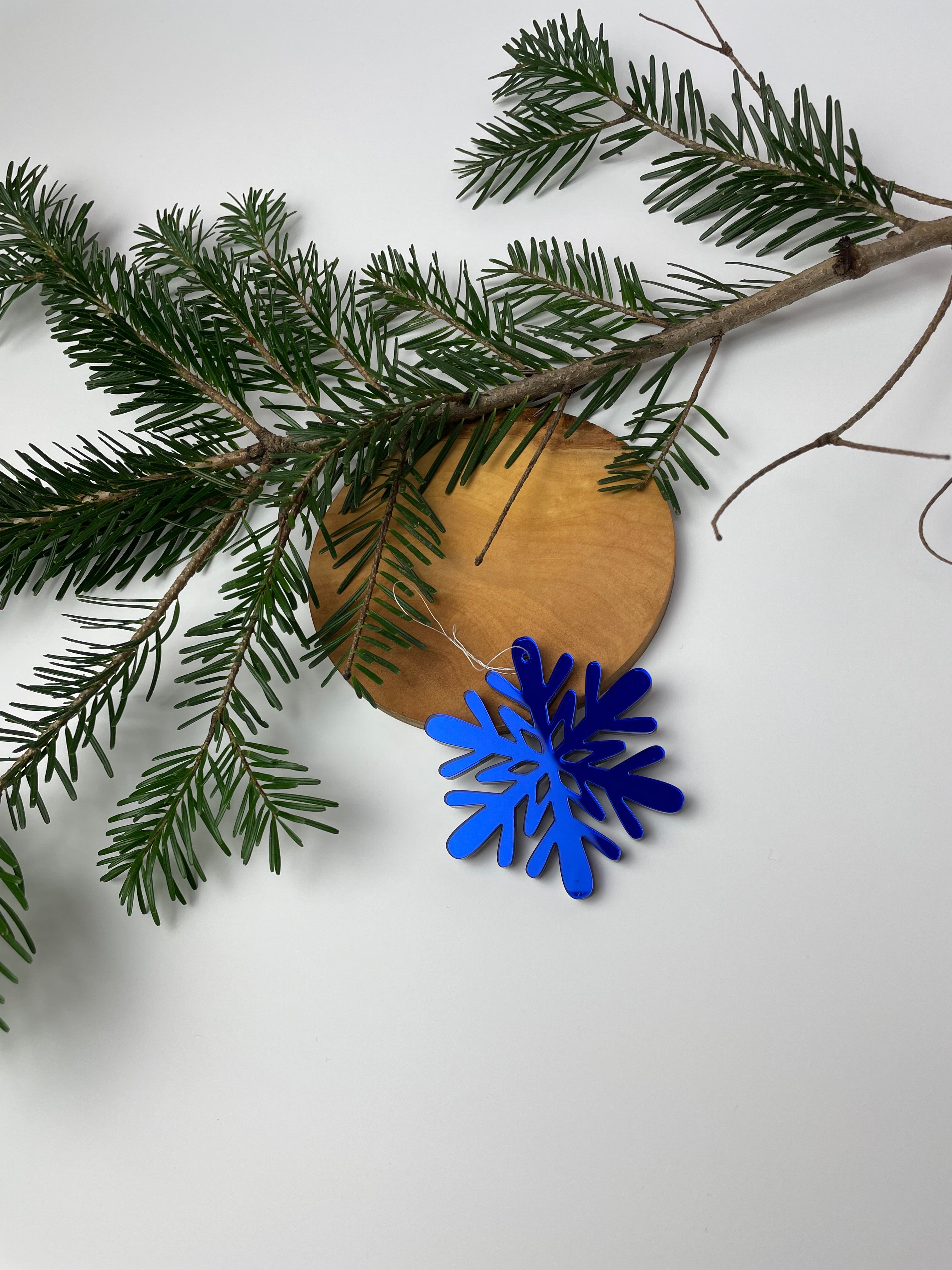 Christmas decorations “Snowflake” set of 5