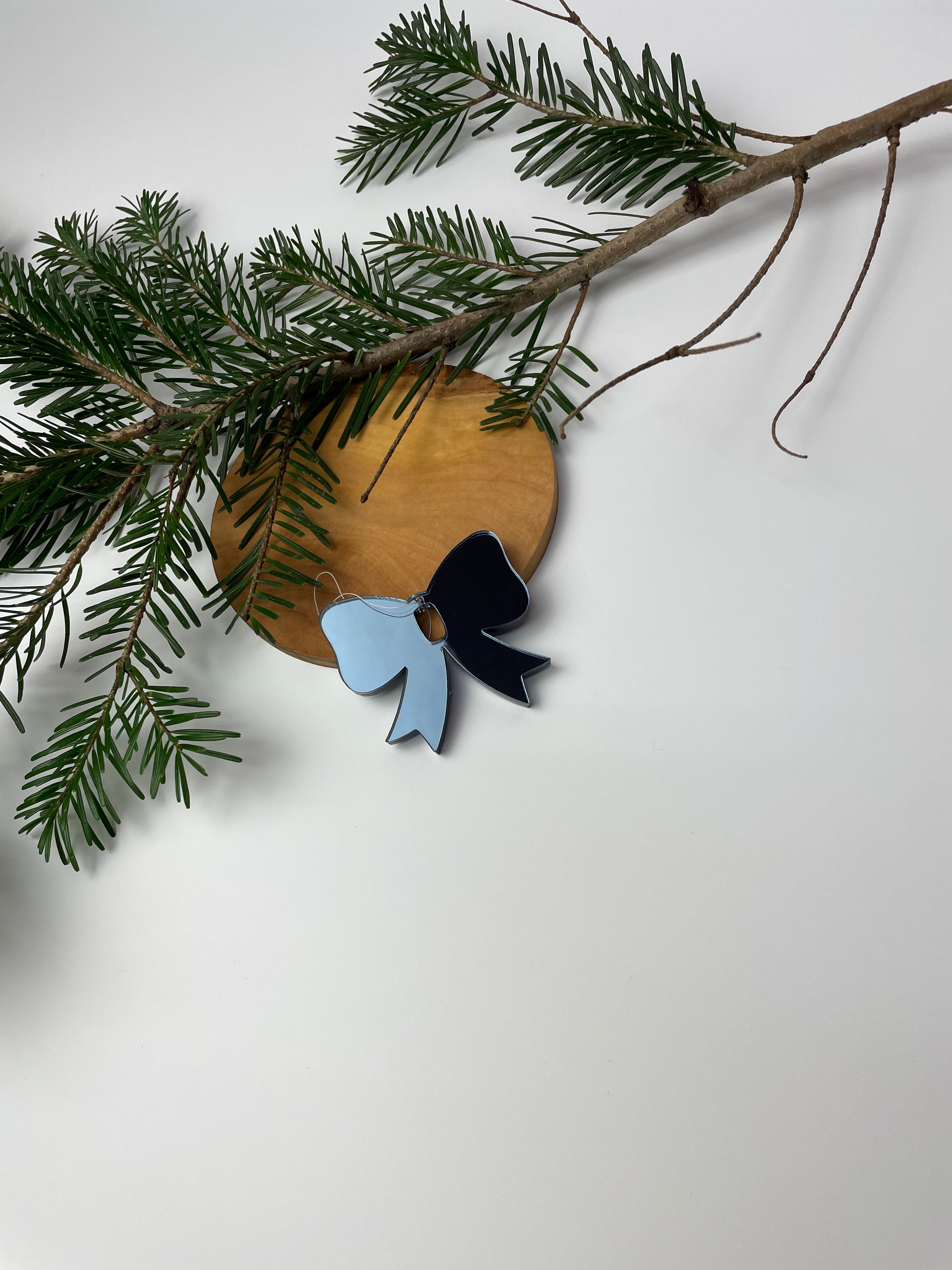 Christmas decorations “bow” set of 5