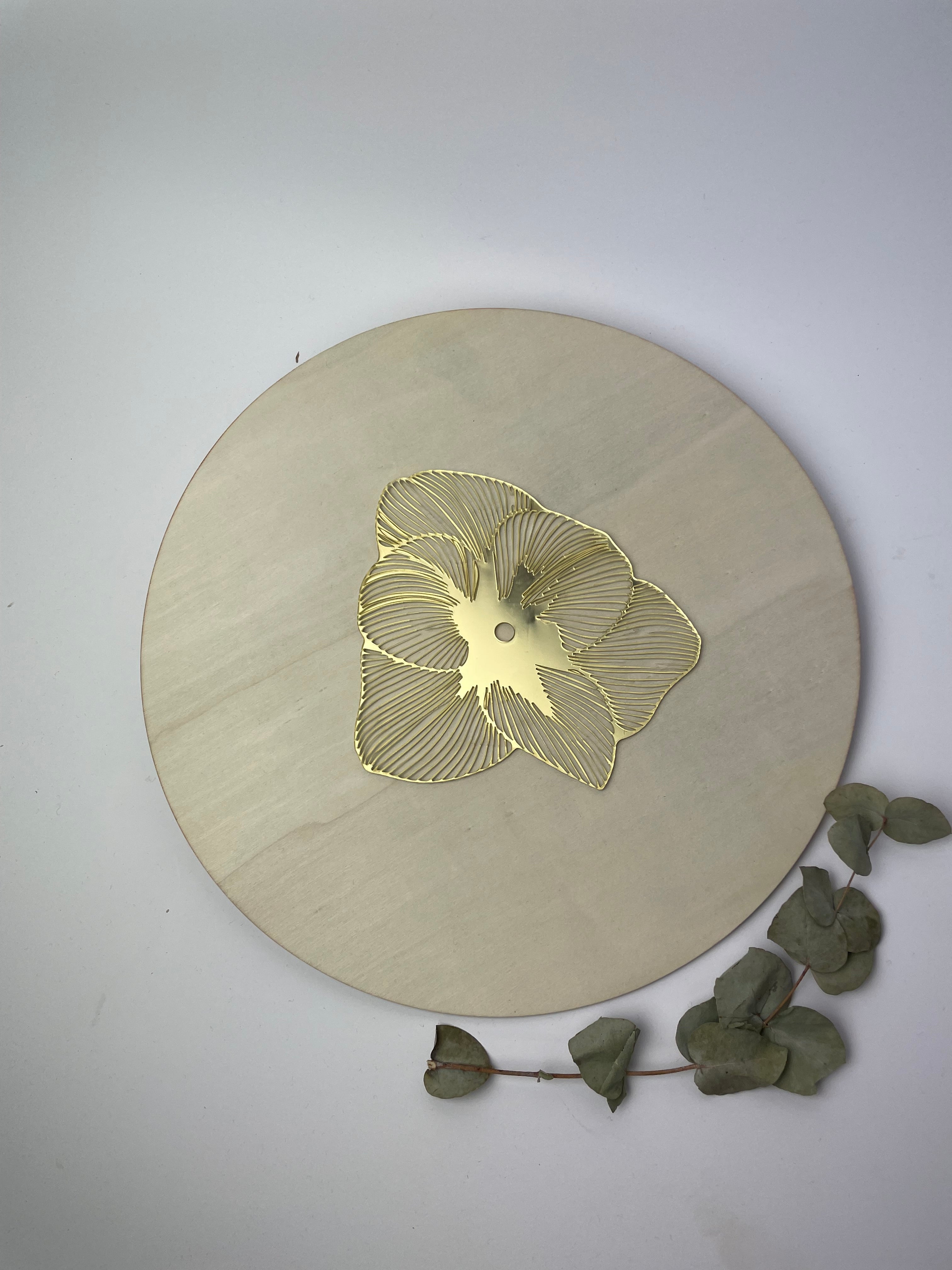 Template Design No. 341 für Uhr oder Wandbild aus Spiegelacryl