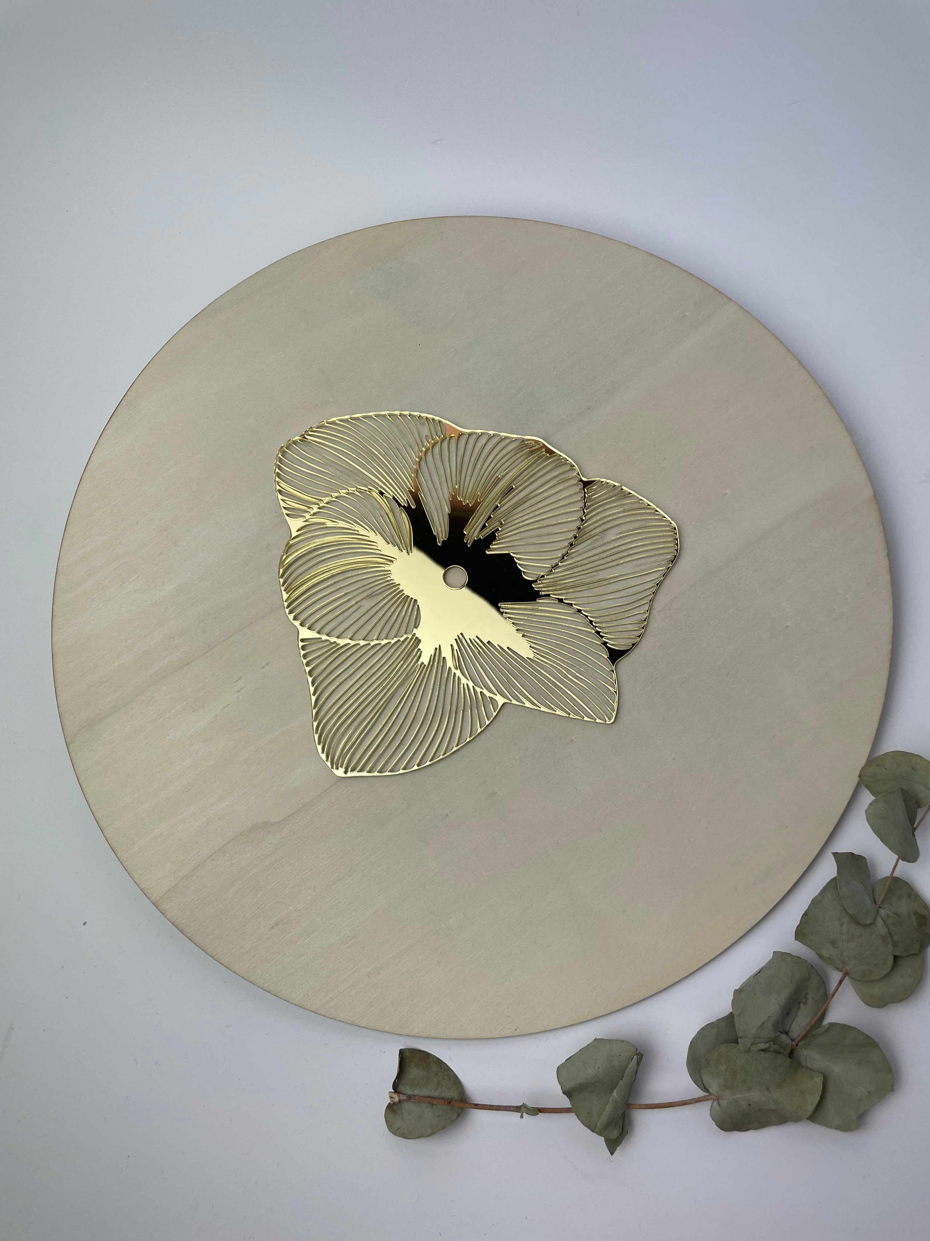 Template Design No. 341 für Uhr oder Wandbild aus Spiegelacryl