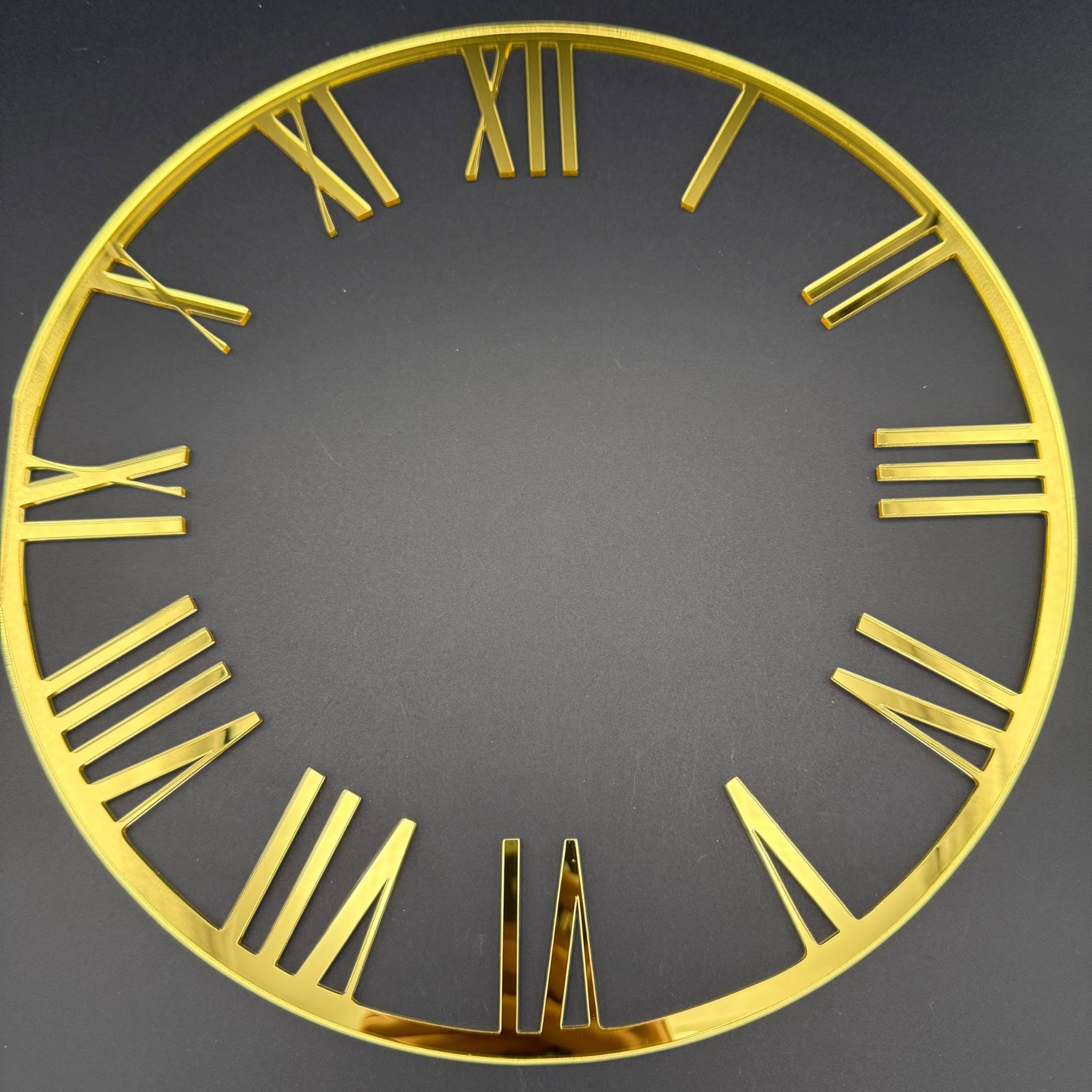 Roman numeral ring open