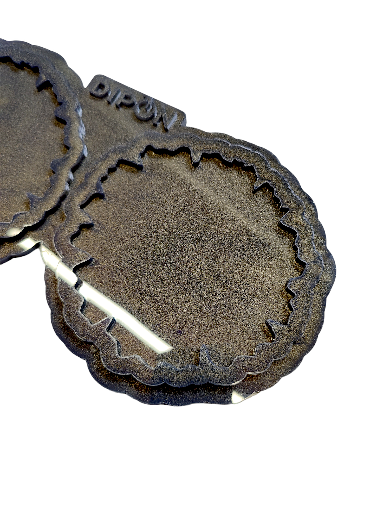 Mold No. 048 Untersetzer zackiger Rand