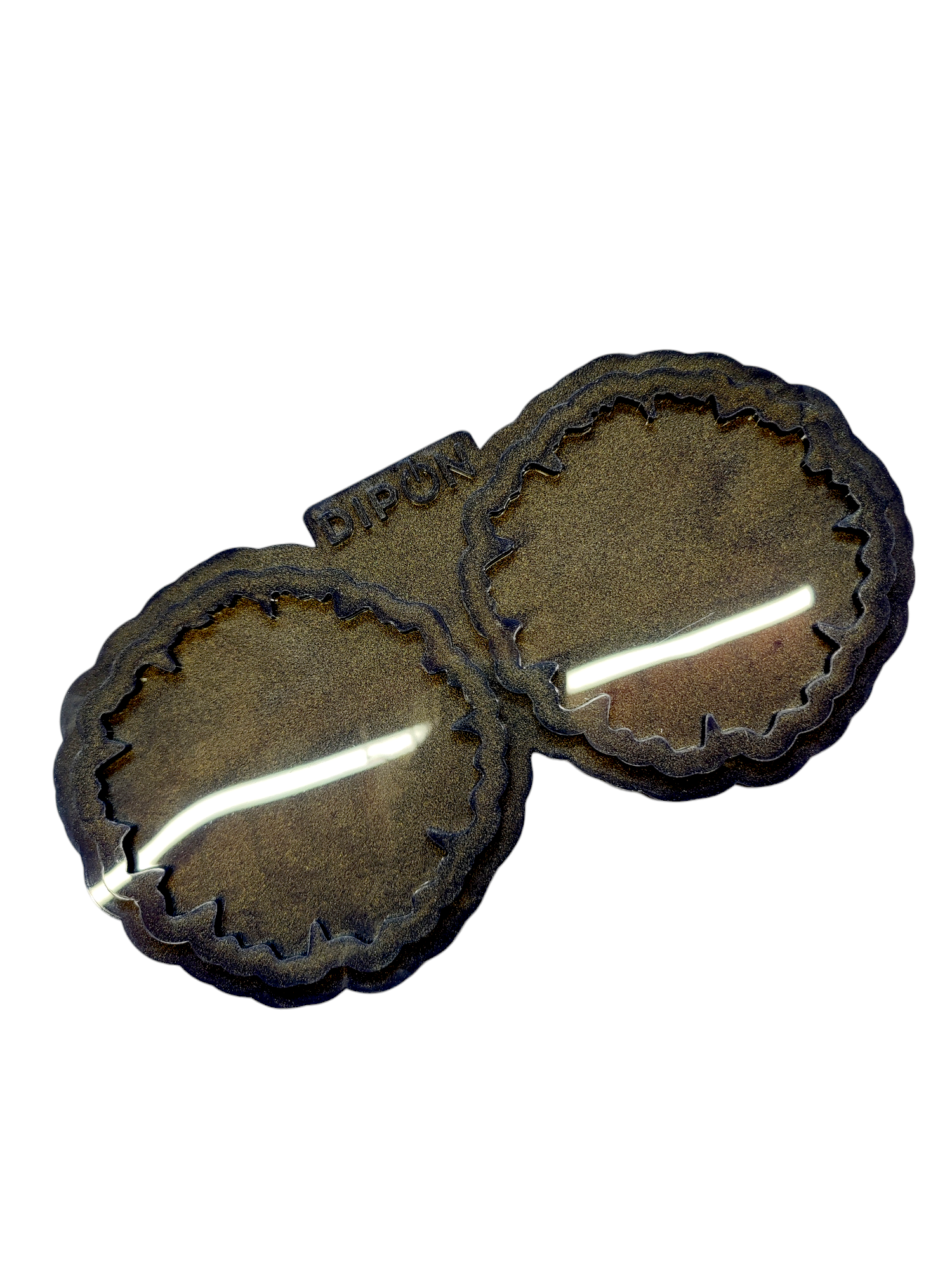 Mold No. 048 Untersetzer zackiger Rand