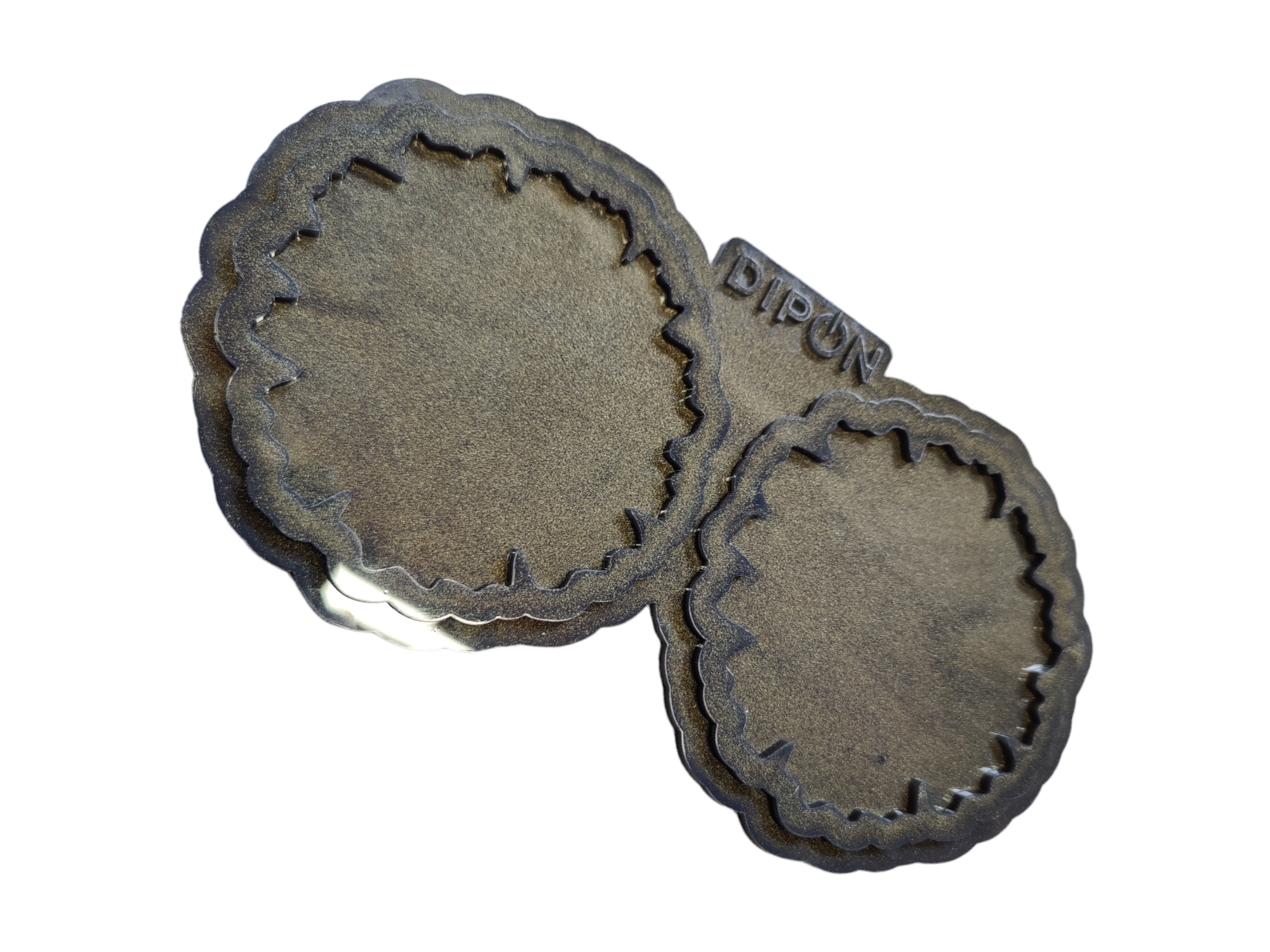 Mold No. 048 Untersetzer zackiger Rand