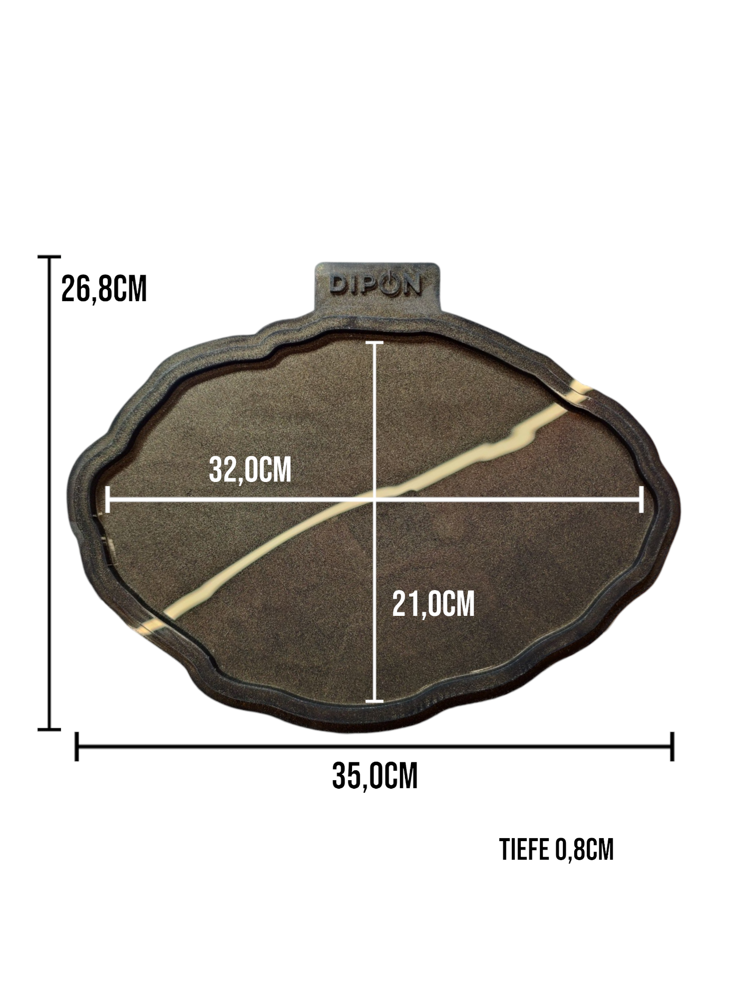 Mold No. 007 Tablett Geodenform