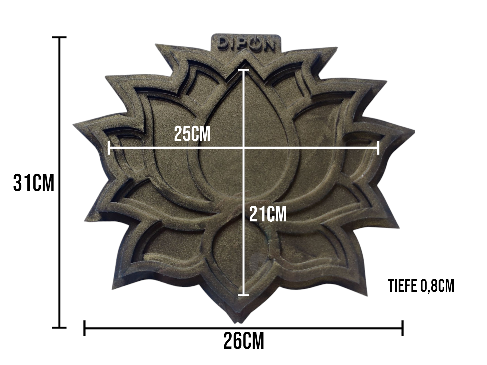 Mold No. 040 Lotusblüte groß