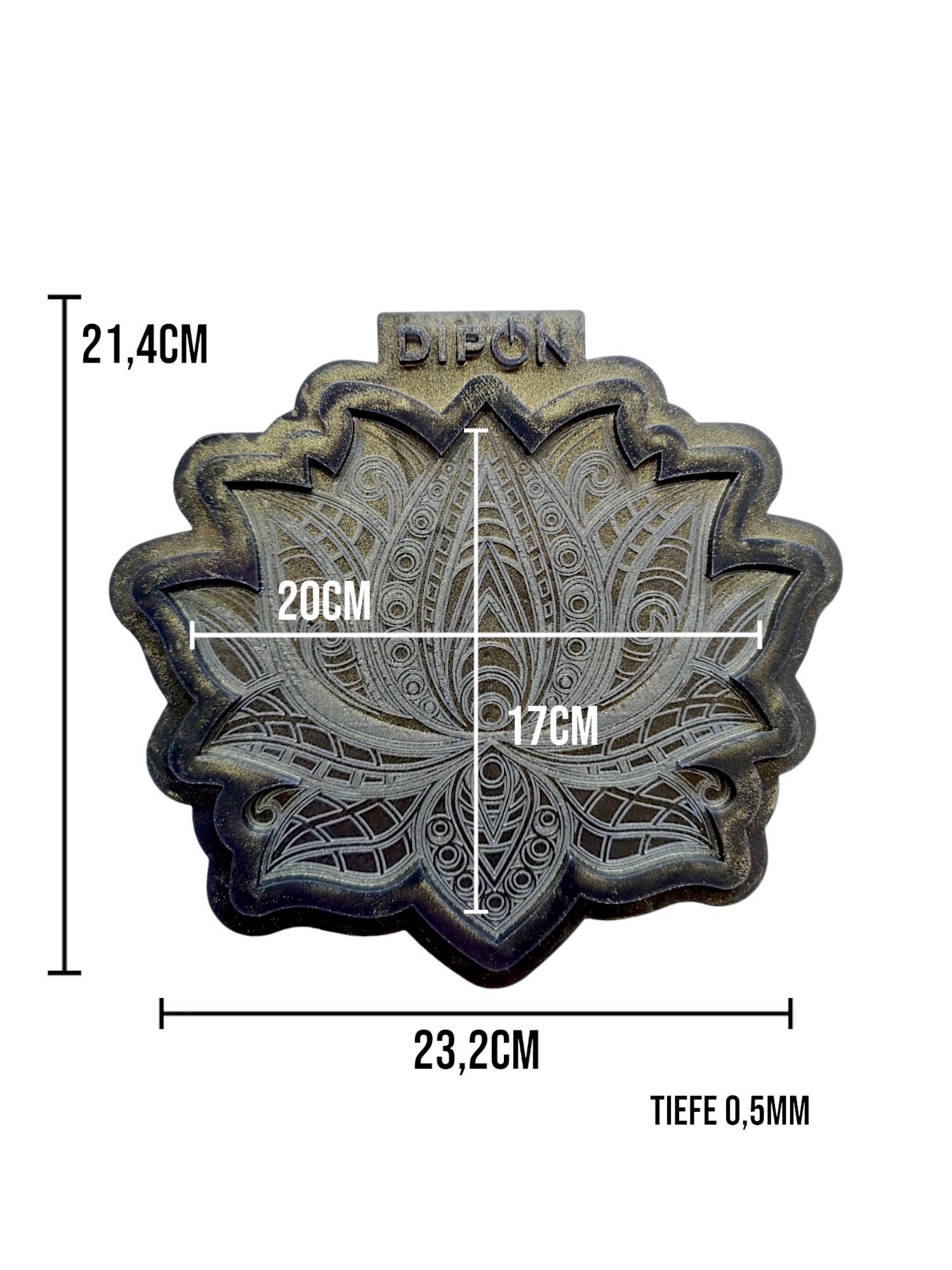 Mold No. 018 Lotus Mandala