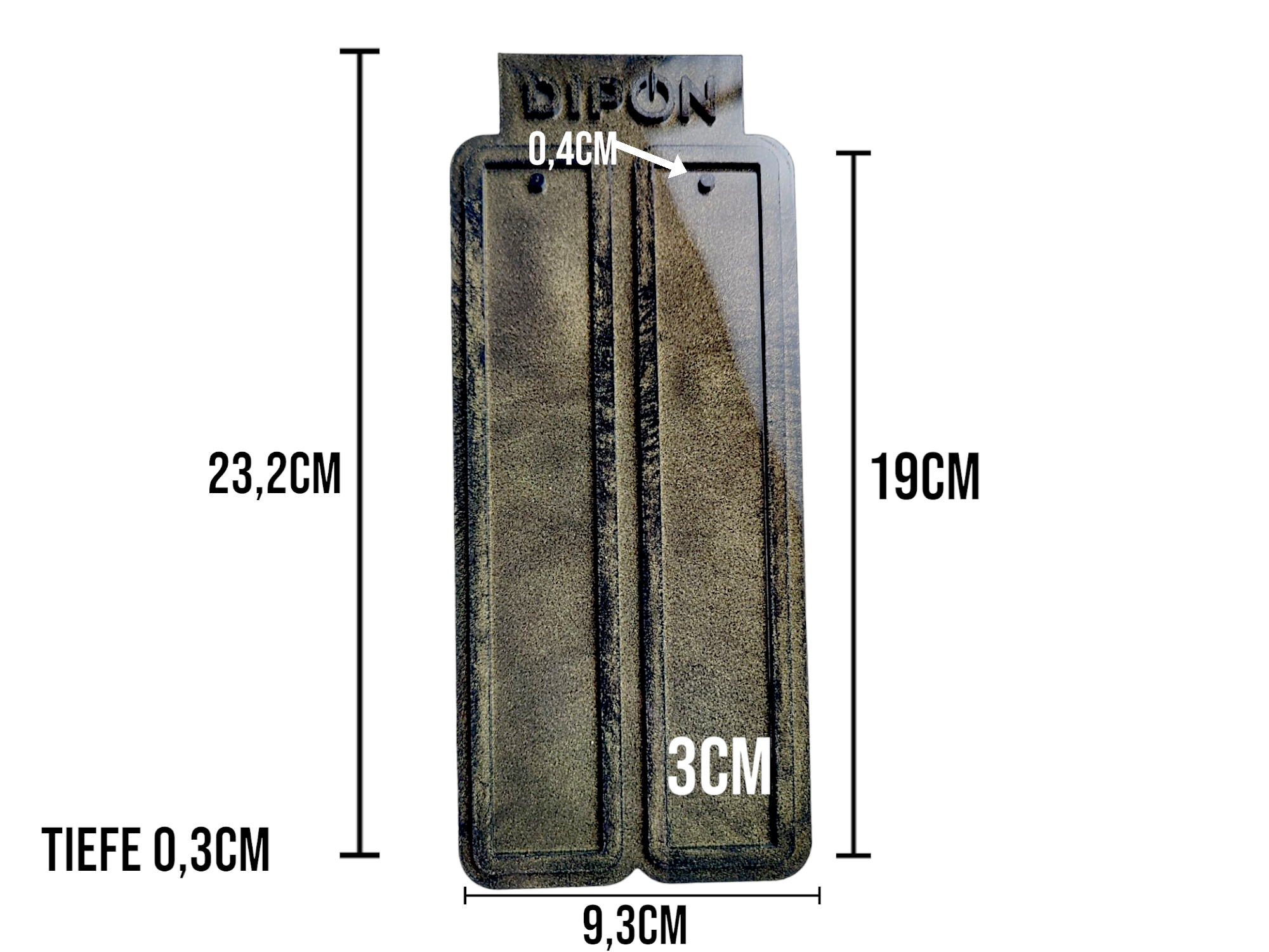 Mold No. 039, Lesezeichen 19cm