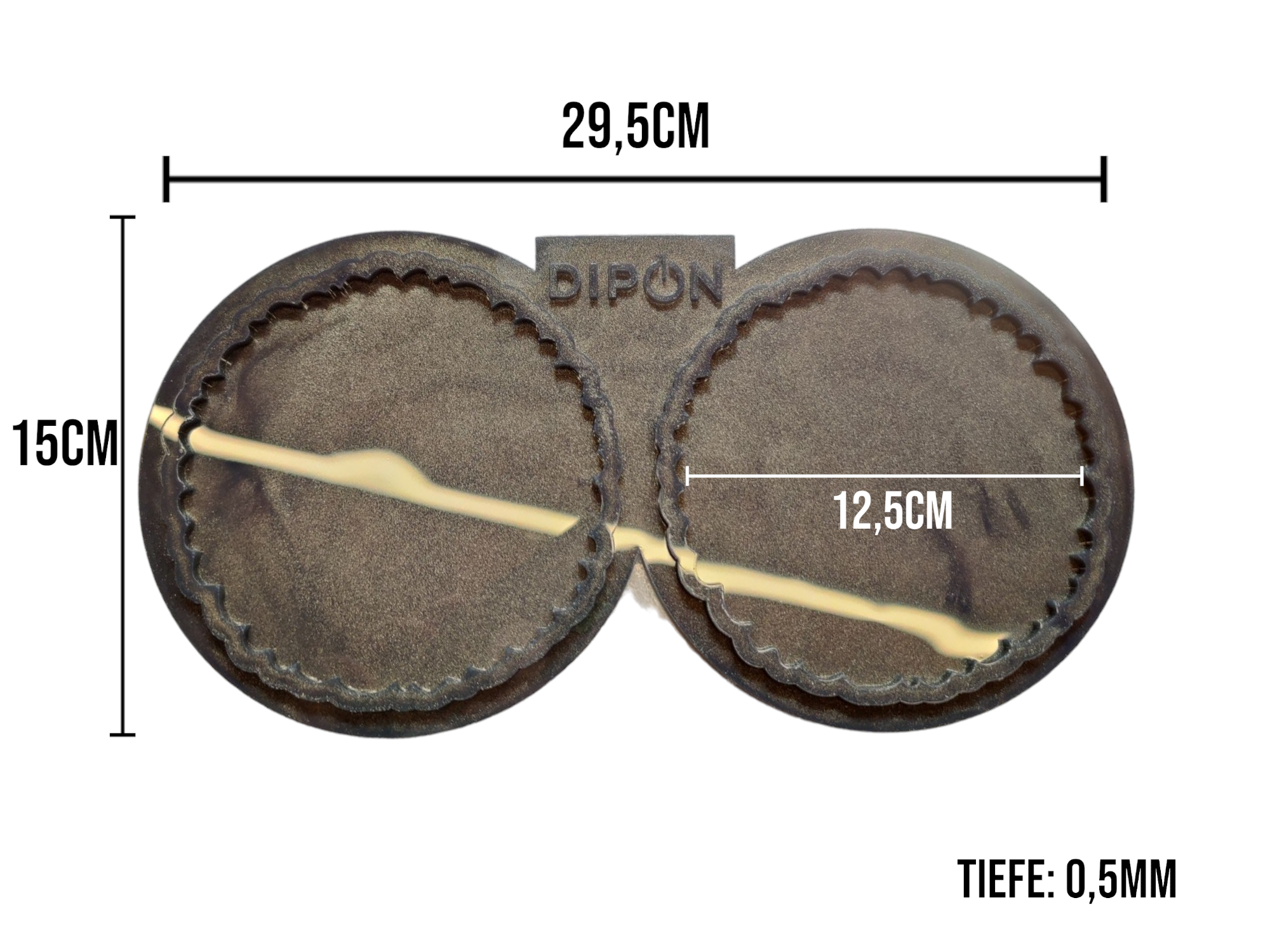 Mold No. 047 Untersetzer wolkiger Rand