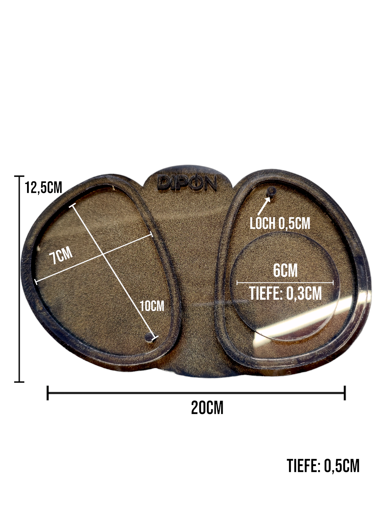 Mold No. 024 Handtaschen Klappspiegel