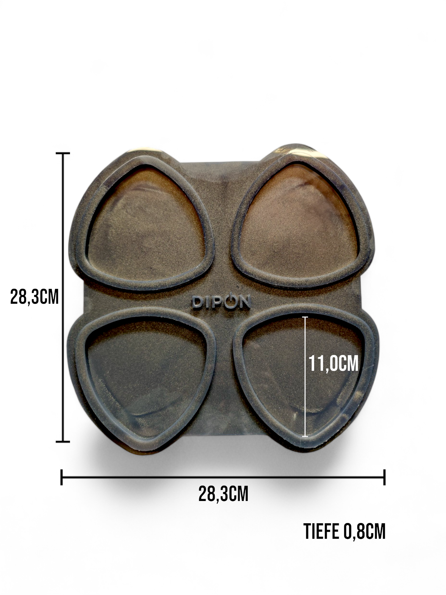 Mold No. 017 Untersetzer Dreieck