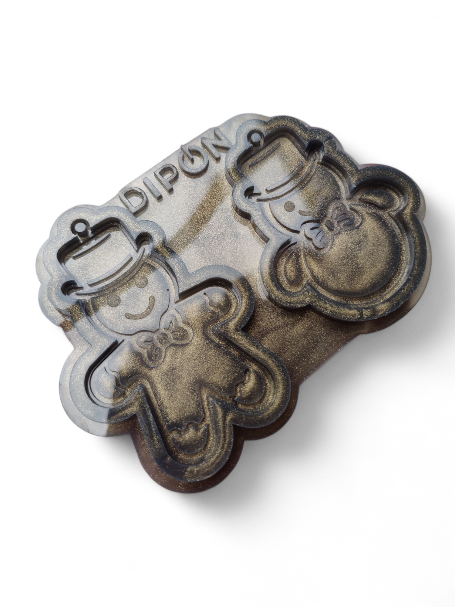 Mold No. 066 Freunde, Schneemann & lebkuchenmann