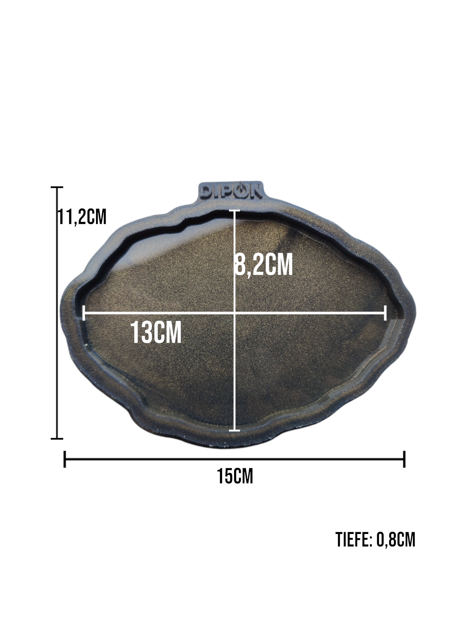 Mold No. 074 Geoden Untersetzer