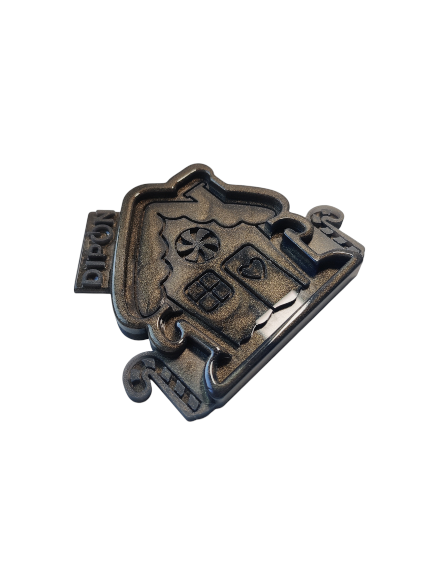 Mold No. 069 kleines Lebkuchenhaus mit Zuckerstangen