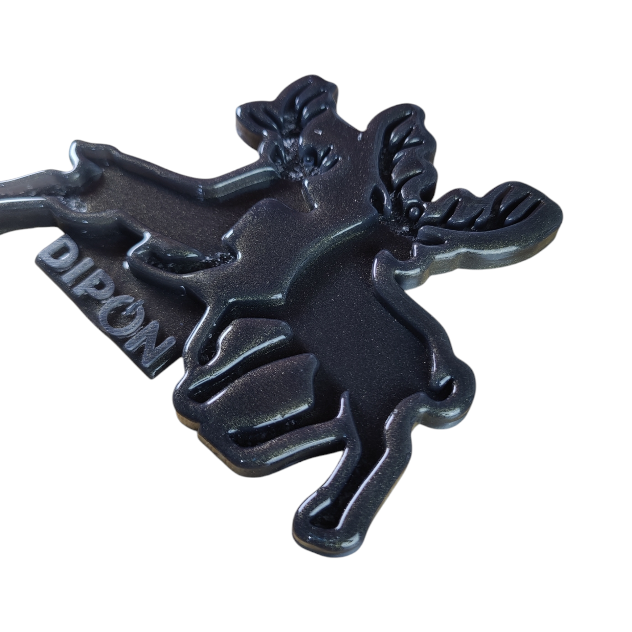 Mold No. 077 Rentiere mit Glitzerelemente