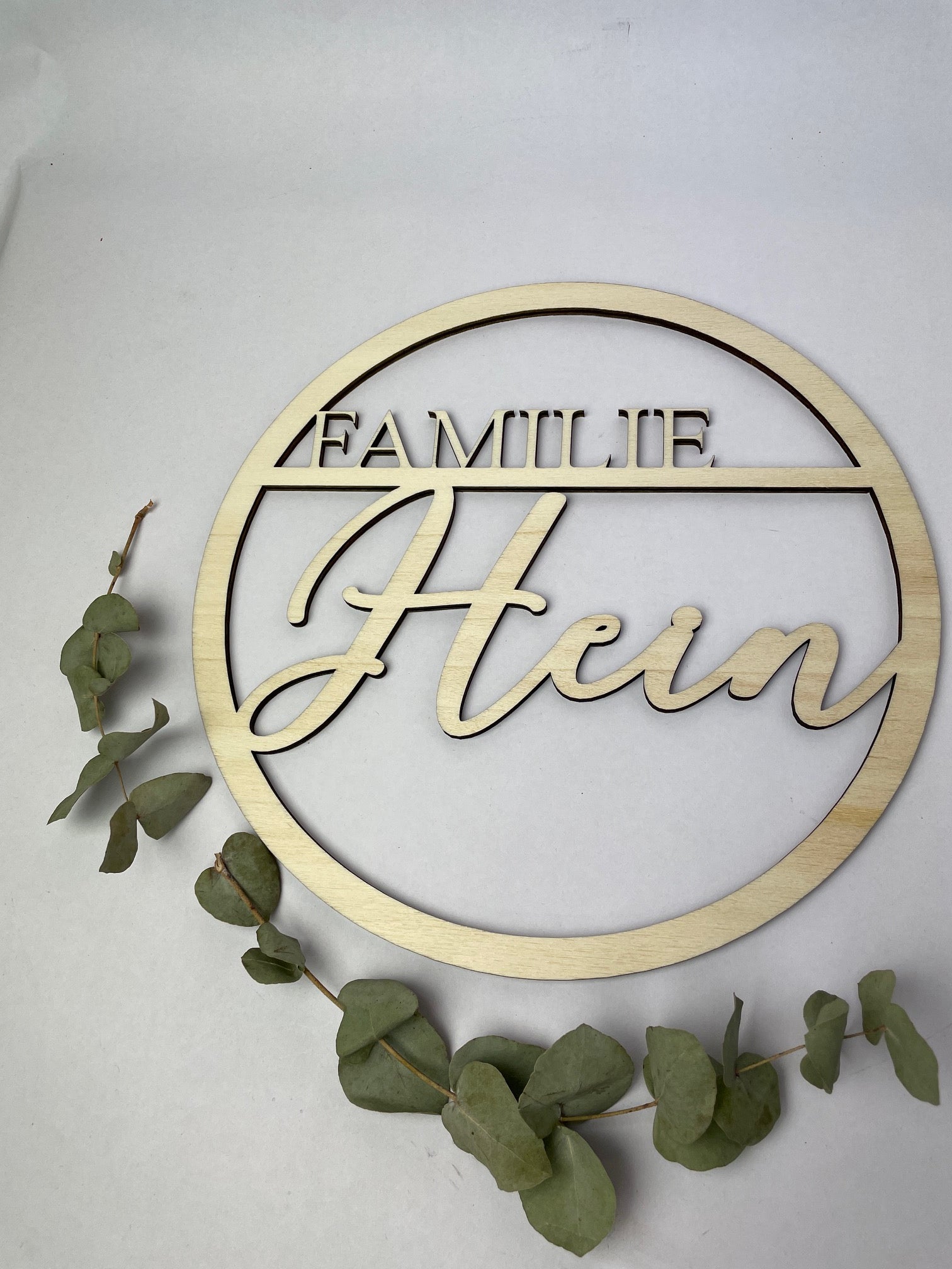 Türkranz mit Familien Namen