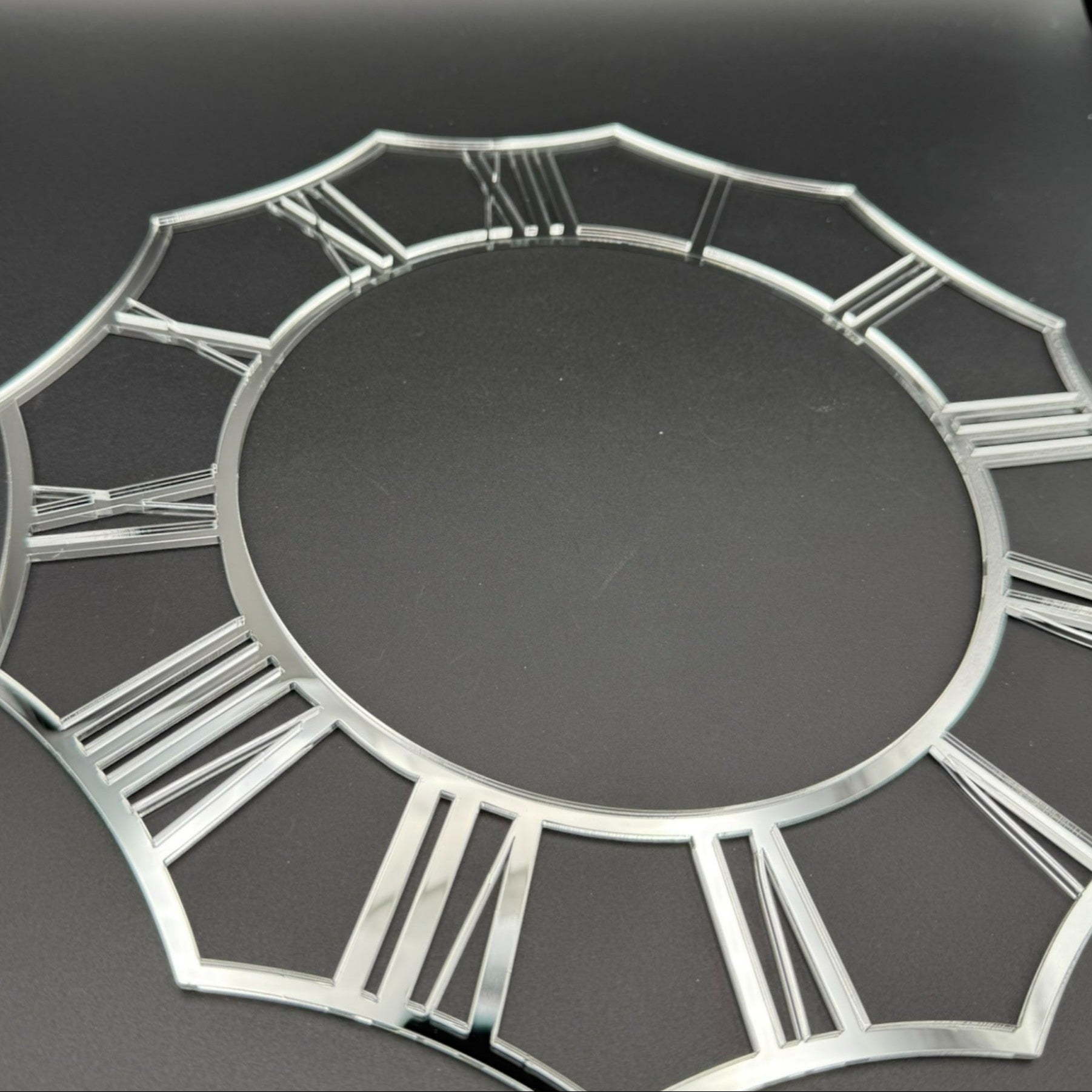 Roman numeral ring polygon