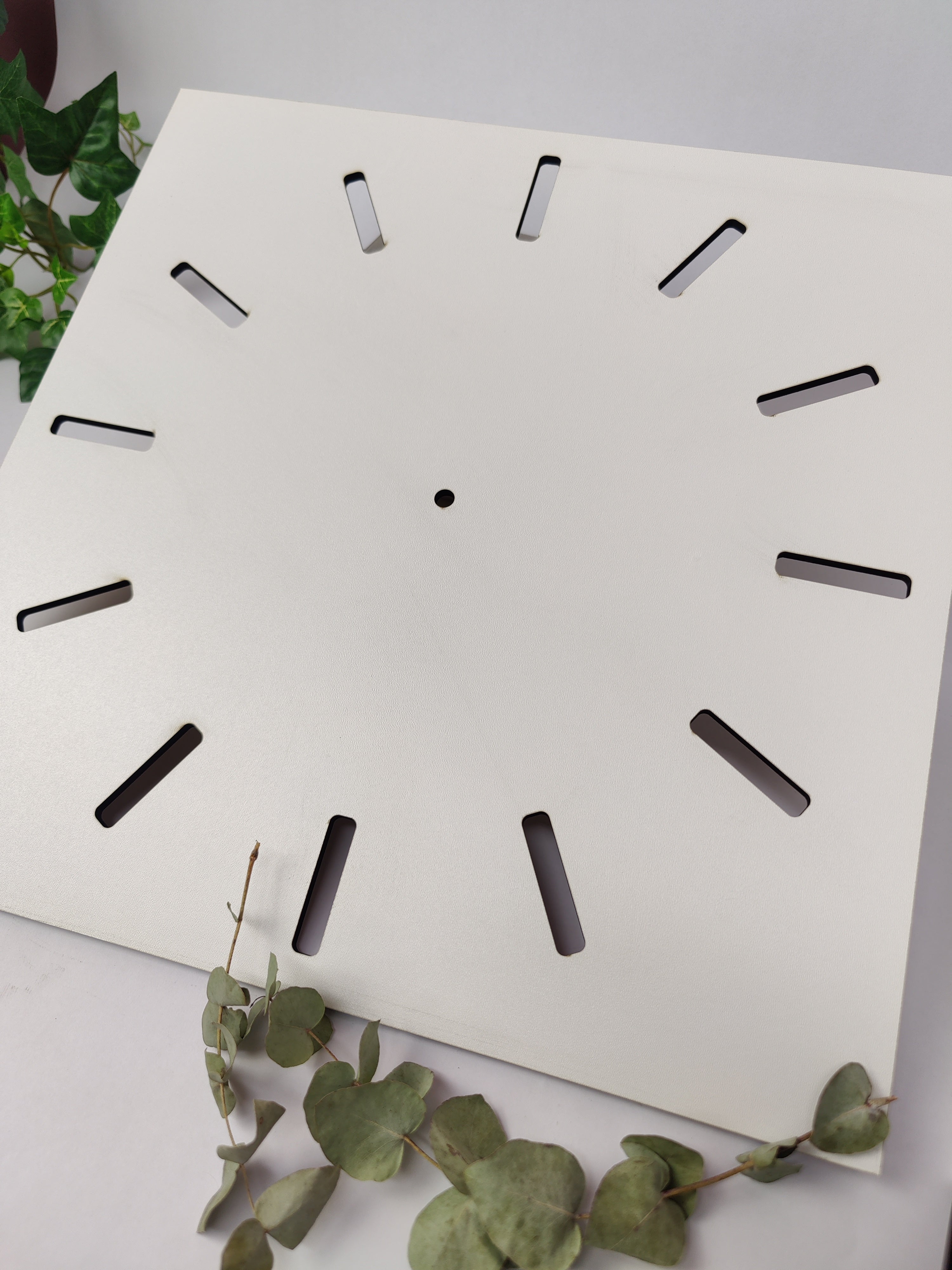 Artboard Uhr "square line"