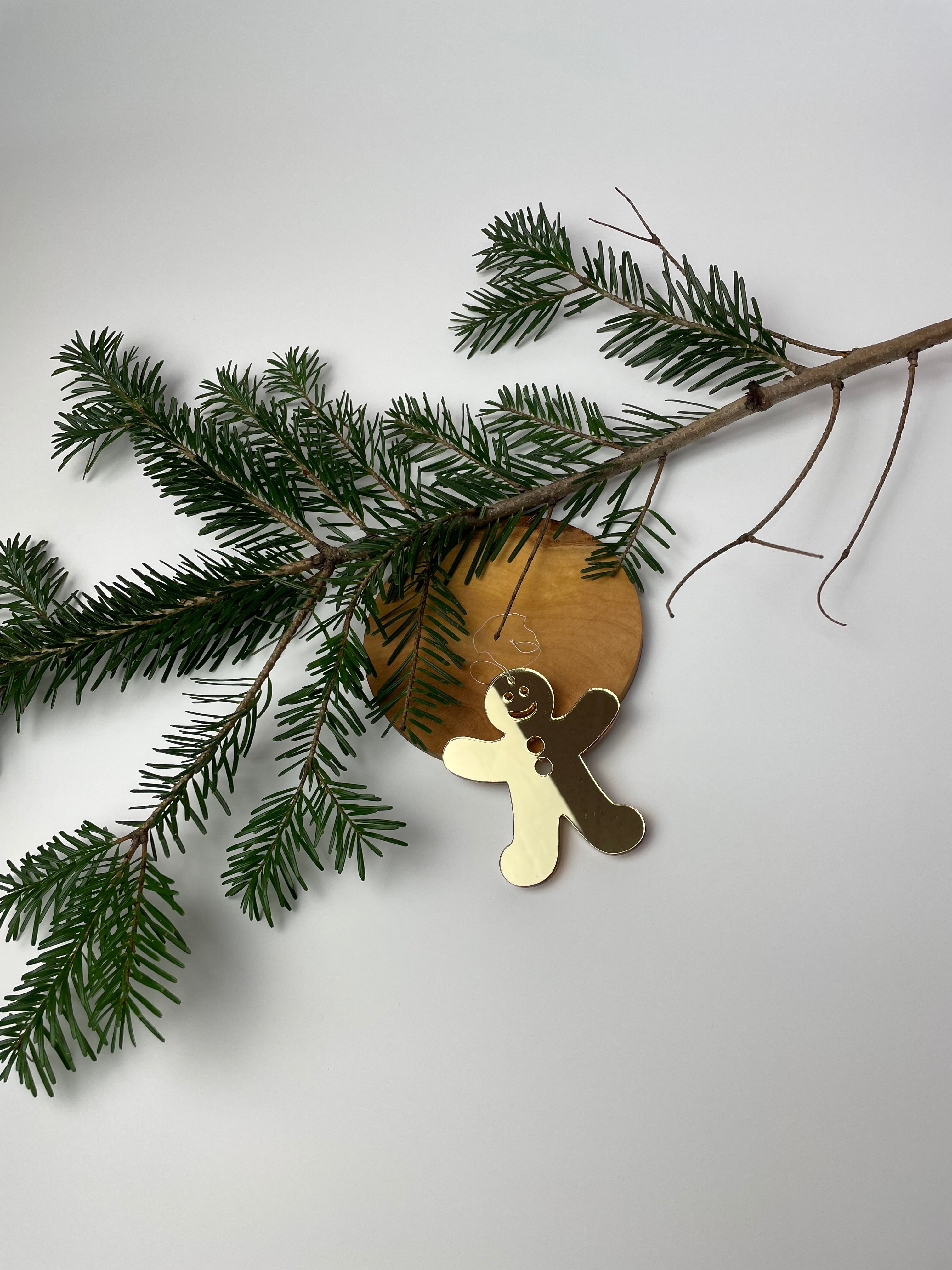 Weihnachtsschmuck „Lebkuchenmänchen“ 5er Set