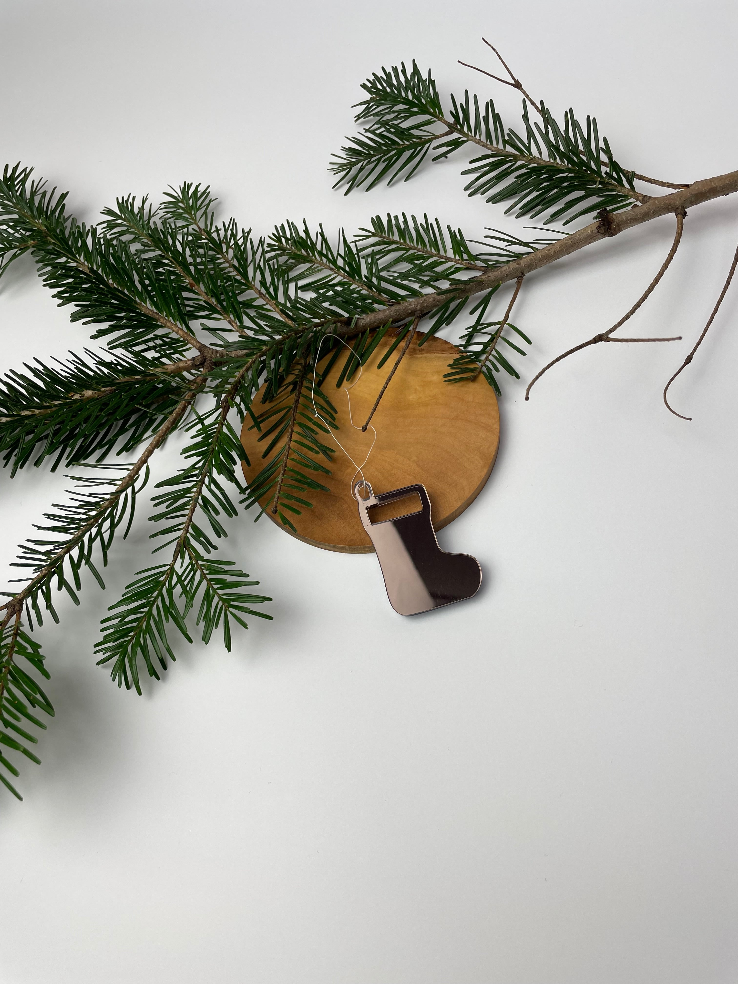 Weihnachtsschmuck „Nikolausstiefel“ 5er Set
