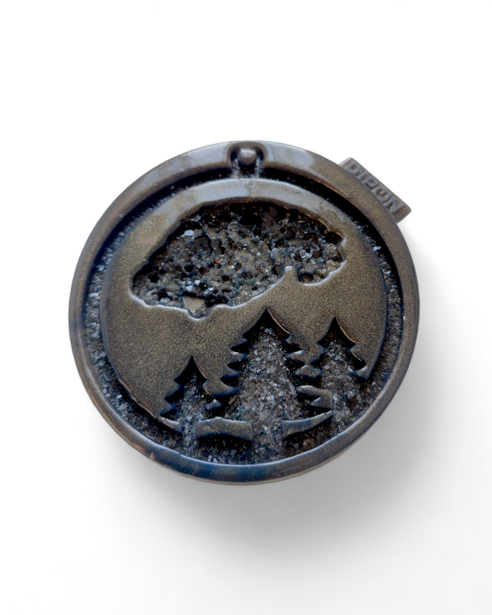 Mold No. 073 Weihnachtlichen Anhänger mit Schimmerndem Kristalleffekt und Druzy Highlight