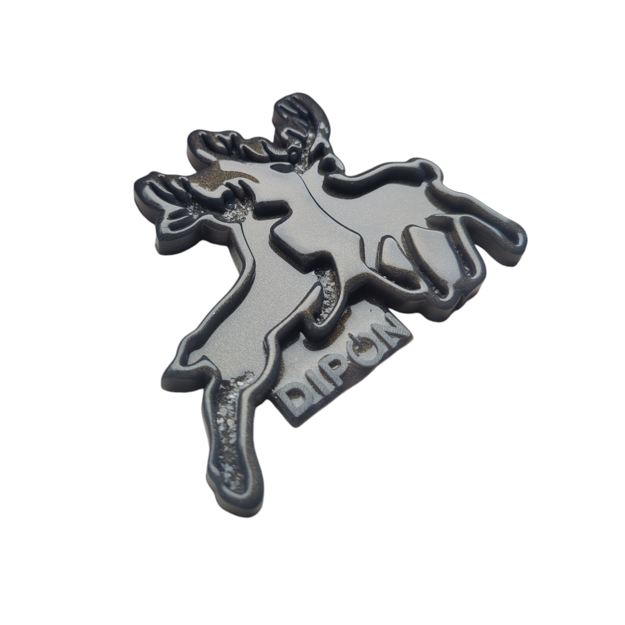 Mold No. 077 Rentiere mit Glitzerelemente