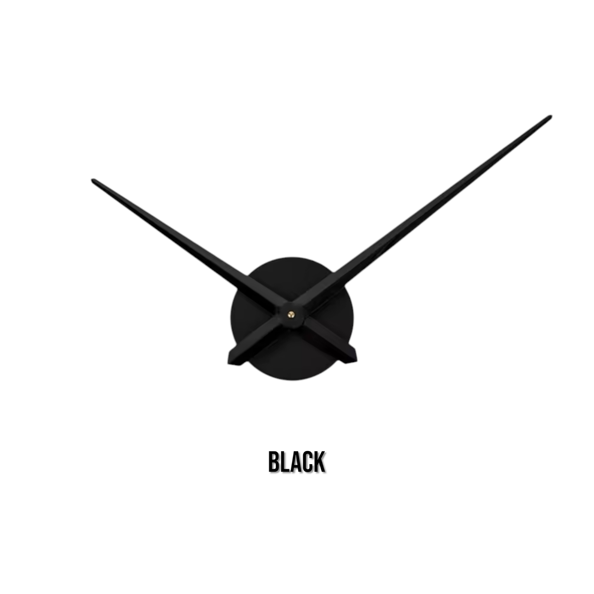 DIY-Uhrwerk mit extragroßen Zeigern | Verstellbare Wanduhr | Modernes Design