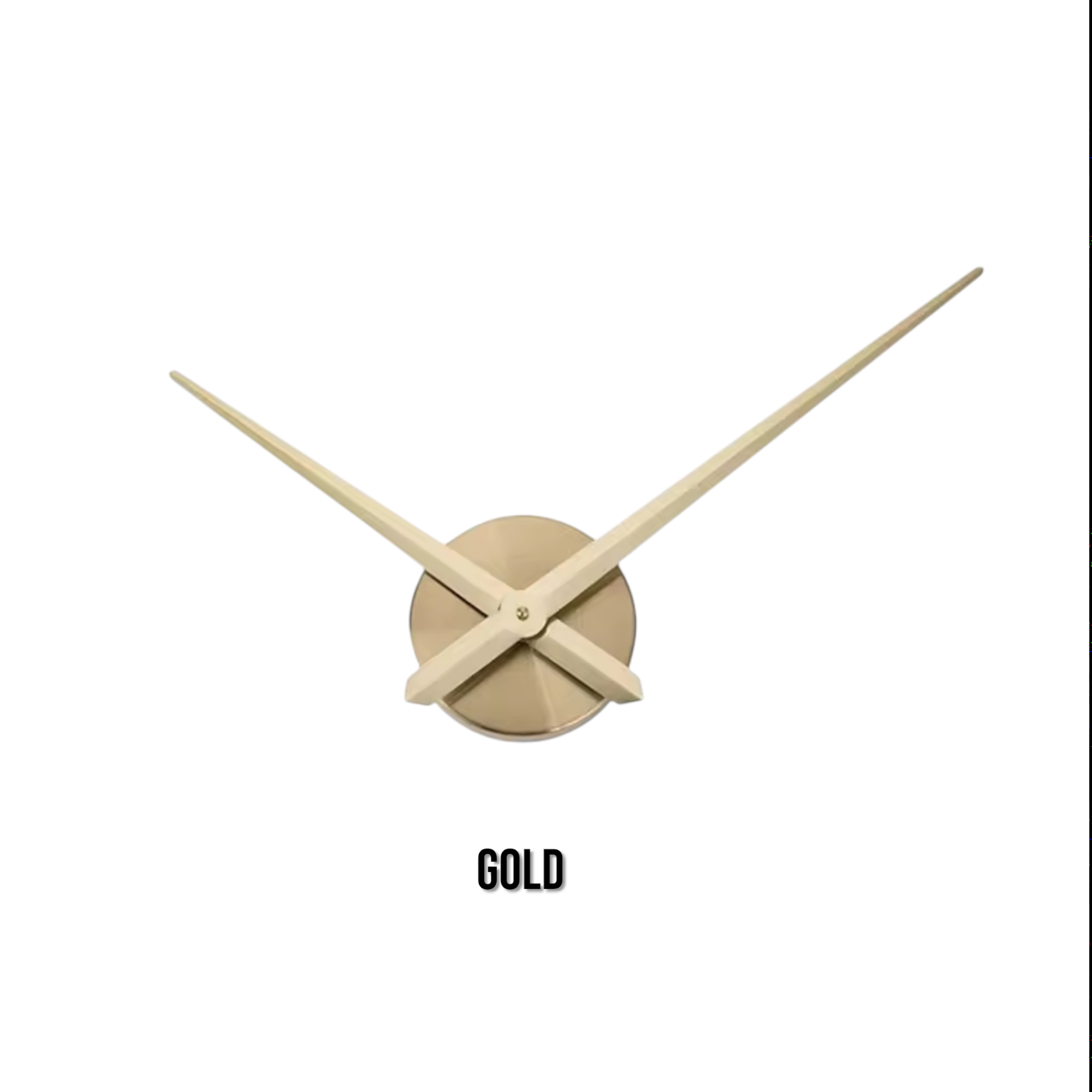 DIY-Uhrwerk mit extragroßen Zeigern | Verstellbare Wanduhr | Modernes Design